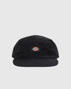 Dickies Utility Camper Flat Brim 5 Panel Black