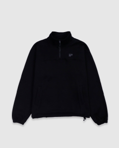 Ichpig Strike Panel 1/4 Zip Crew Black