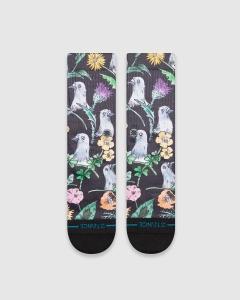 Stance Just Flocked Socks Black