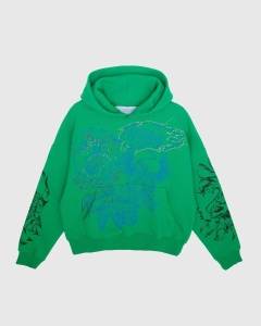 Jungles Flames N Stuff PO Hood Faded Green