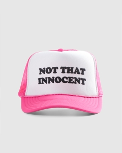 Welcome x Britney Spears Innocent Puff Print Trucker Pink