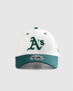 New Era 3930 Oakland Athletics Chrome 2 Tone Flexfit Chrome White