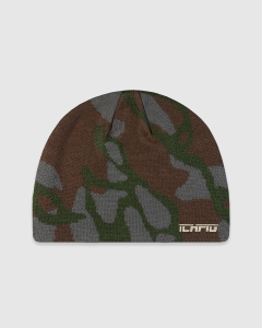 Ichpig Glyph Skull Beanie Groundbreak/Pebble