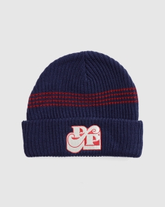 Passport Tilde Stamp Beanie Navy