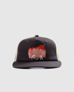 Passport Brush Fire Workers Trucker Tar/Off White