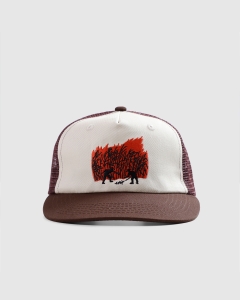 Passport Brush Fire Workers Trucker Choc/Off White