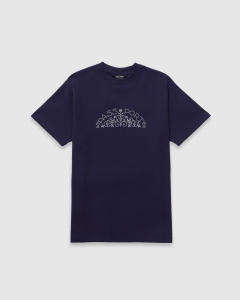 Passport Vineyard Birds T-Shirt Navy