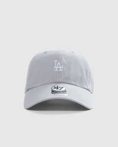 47 Brand Los Angeles Dodgers Base Runner Clean Up Strapback Grey