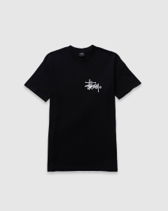 Stussy Shadow Graffiti Heavy Weight T-Shirt Pigment Black