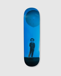 Violet Boy With Balloon Deck Blue