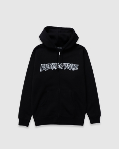 FA Stamp Logo Zip Hood Black