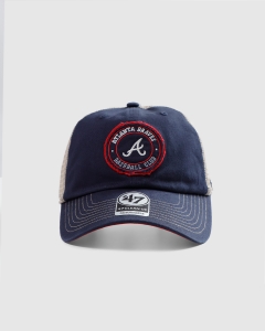 47 Brand Atlanta Braves Garland Clean Up Trucker Navy