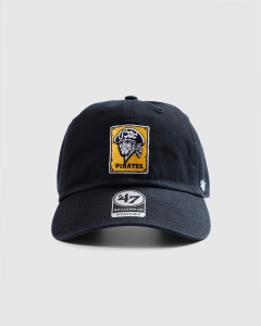 47 Brand Pittsburgh Pirates Vintage Cooperstown Clean Up Strapback Black