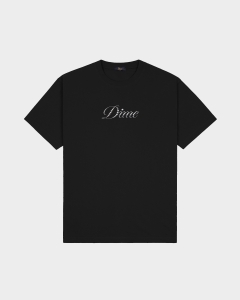 Dime Icy Cursive T-Shirt Black