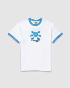 Carpet Bacteria Ringer T-Shirt White