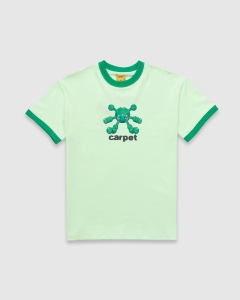 Carpet Bacteria Ringer T-Shirt Green