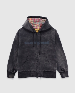 Carpet Beat Up Denim Jacket Black