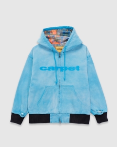 Carpet Beat Up Denim Jacket Blue