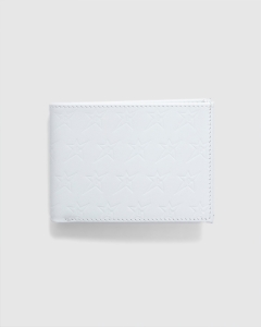 Carpet Leather Wallet White