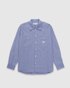 Last Resort AB SM001 Button Up LS Shirt Zen Blue