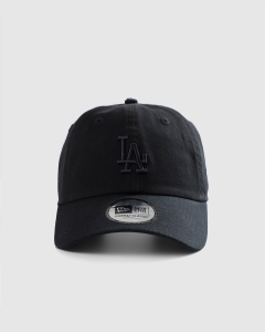 New Era Casual Classic Los Angeles Dodgers Neutral Tonal Strapback Black