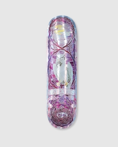 Real Jimmy Wilkins Holographic Rainbow Foil Cathedral Deck Purple