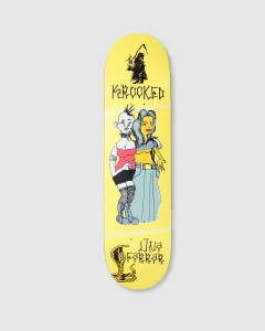 Krooked Una Farrar Punx Deck Yellow