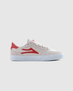 Lakai York White/Red Suede