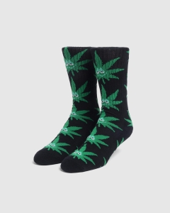 Huf Green Buddy Plantlife Socks Black