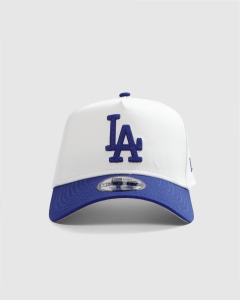 New Era 940AF Los Angeles Dodgers Chainstitch Snapback Chrome White/OTC