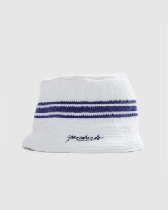 Yardsale Chenille Bucket White