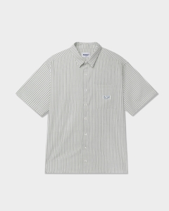 Butter Goods Hickory SS Shirt Khaki Stripe