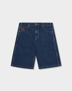 Butter Goods Spider Denim Shorts Dark Indigo