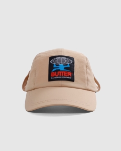 Butter Goods All Terrain Flap Cap 4 Panel Tan