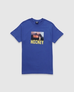 Hockey Windows Up T-Shirt True Blue