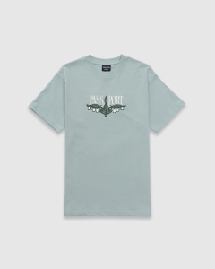 Passport Lily of The Valley T-Shirt Stonewash Green