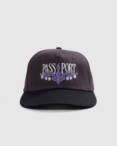 Passport Lily of The Valley Workers Strapback Tar/Pitch Black