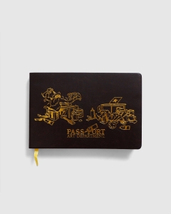 Passport Art Dept Sketchbook Brown/Gold