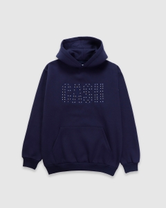 Cash Only Stars Studded PO Hood Navy