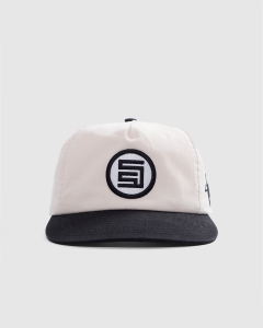 S Double S Dot Snapback Off White