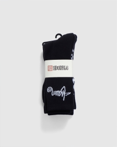 S Double Standard Shawn 3Pk Sock Black