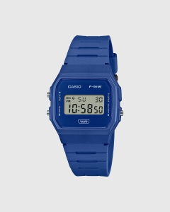 Casio Digital LED WR F91WB-2A1 Blue Resin Band