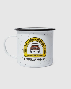 Huf x Toyota Landcruiser Coffee Break Enamel Mug Whte