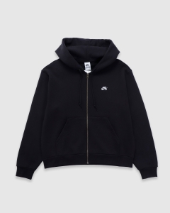 Nike Essential Logo Zip Hood Black/White