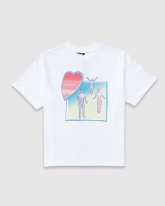 Candice Pure Hearts Inquity T-Shirt White