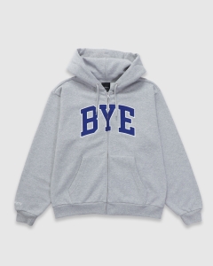 Bye Jeremy Bye Zip Hood Grey Heather