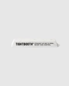 Tightbooth Logo Chopstick Rest White