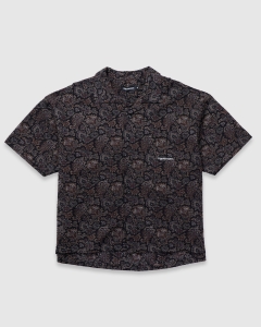 Tightbooth Ripple Aloha Paisley SS Shirt Black