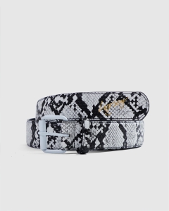 Loosey Slither Belt White