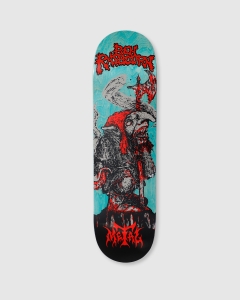 Metal Skateboards Red Caps Deck Ben Raybourn